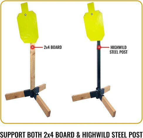 Highwild Target Stand System - AR500 Steel Target with 2x4 Mount Kit in Saudi Arabia