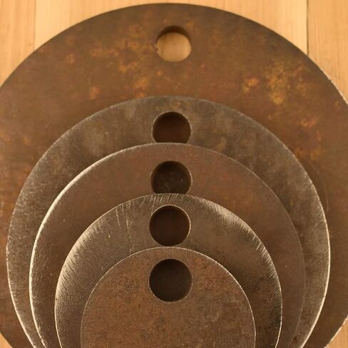 AR500 Steel Circle Shooting Targets 5-Pack (3", 4", 5", 6", 8") - 1/2" Thick, Rifle-Rated by HDSteelTargets in Saudi Arabia