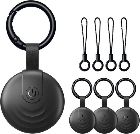 Air Tracker Tags (iOS Only) 1 Pack: Bluetooth Item Finder with Apple Find My APP, Item Locator for Keys Finder, Bags Wallets Anti-Loss, IP68 Waterproof Smart Tag (F20-White) in Saudi Arabia