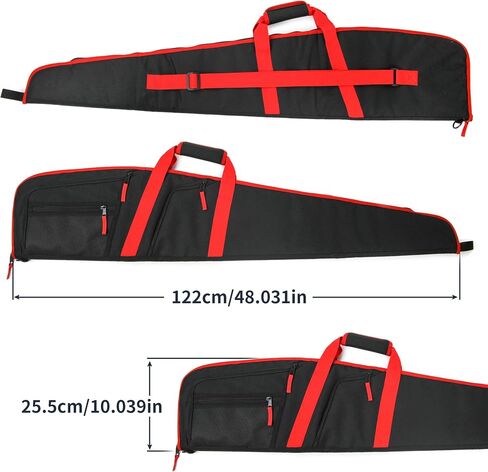 GUGULUZA Padded Rifle Case, Soft Shotgun Bags, Water-Resistant Tactical Gun Storage Case for Carrying 40/46/48/50 inch Shotgun & Scoped Rifles in Saudi Arabia