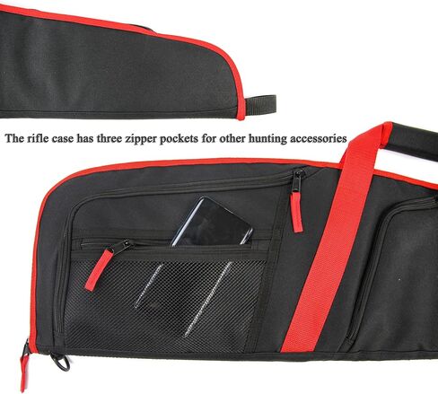 GUGULUZA Padded Rifle Case, Soft Shotgun Bags, Water-Resistant Tactical Gun Storage Case for Carrying 40/46/48/50 inch Shotgun & Scoped Rifles in Saudi Arabia