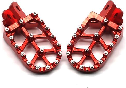 MZS الأوتاد قدم الدراجة الأوساخ ، Motocross Footpeg MX Foot Pedal CNC أسود متوافق مع KLX110 2002-2023 / KLX110L 2010-2023 / KX60 1988-2003 in Saudi Arabia