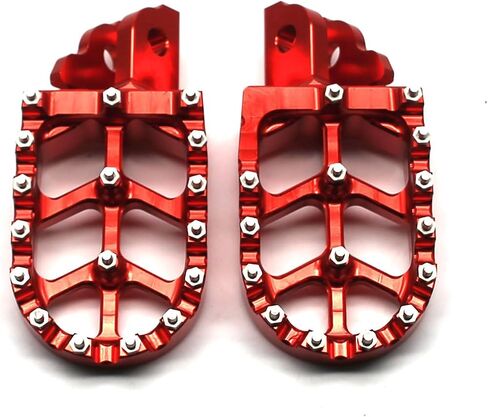 MZS الأوتاد قدم الدراجة الأوساخ ، Motocross Footpeg MX Foot Pedal CNC أسود متوافق مع KLX110 2002-2023 / KLX110L 2010-2023 / KX60 1988-2003 in Saudi Arabia