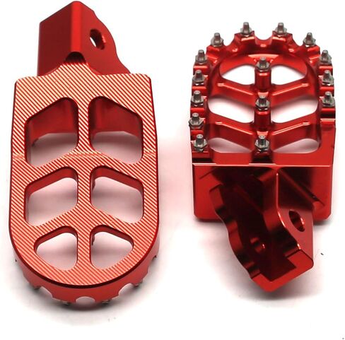 MZS الأوتاد قدم الدراجة الأوساخ ، Motocross Footpeg MX Foot Pedal CNC أسود متوافق مع KLX110 2002-2023 / KLX110L 2010-2023 / KX60 1988-2003 in Saudi Arabia