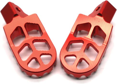 MZS الأوتاد قدم الدراجة الأوساخ ، Motocross Footpeg MX Foot Pedal CNC أسود متوافق مع KLX110 2002-2023 / KLX110L 2010-2023 / KX60 1988-2003 in Saudi Arabia