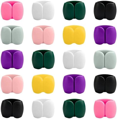 10Pcs Reusable Silicone Cord Organizer,Headphone Earphone Cable Organizer Cord for Business Travel in Saudi Arabia