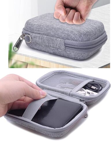 Travel Cable Organizer Pouch,Hard Shell Protection Case Organizer Pouch in Saudi Arabia
