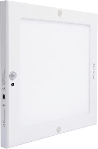 SINCELIGHT PIR Motion Sensor 18W LED Ceiling Light (Φ9''/220mm), Automatically ON/Off, Movement Activated, Dual Mode Turnable, Neutral White 4000K, Surface/Flush Mount for Hallway,Porch, Pack of 1 in Saudi Arabia