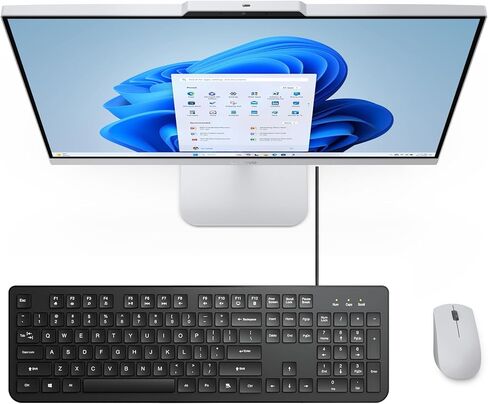 Lenovo 24 All-in-One Desktop Computer for Home Office, Intel 8-Core Processor (Beat i5-1140G7), 23.8" FHD AIO, WiFi 6, BT 5.2, RJ-45, HDMI, KB & Mouse, Windows 11 Pro, 16GB RAM, 1TB PCIe SSD (Renewed) in Kuwait