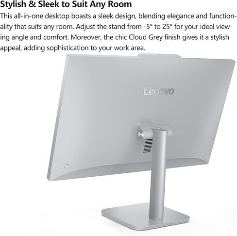 Lenovo 24 All-in-One Desktop Computer for Home Office, Intel 8-Core Processor (Beat i5-1140G7), 23.8" FHD AIO, WiFi 6, BT 5.2, RJ-45, HDMI, KB & Mouse, Windows 11 Pro, 16GB RAM, 1TB PCIe SSD (Renewed) in Kuwait