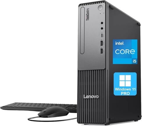 كمبيوتر مكتبي Lenovo ThinkCentre Neo 30s Gen 5 SFF للأعمال، أحدث الجيل الثالث عشر Intel Core i5-13420H، 16 جيجابايت DDR5، 512 جيجابايت PCIe SSD، USB-C، HDMI، VGA، RJ-45، Wi-Fi، لوحة مفاتيح وماوس سلكية، Windows11 Pro in Kuwait
