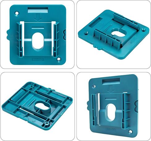 Battery Holder for Makita 18V Battery,Wall Mount Batteries Storage Organizer for BL1830 BL1840 BL1850 BL1860 for Work Van,Shelf,Toolbox (10 Pack,w/22 Screws,No Battery) in Saudi Arabia