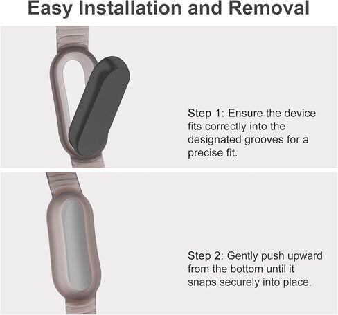 حزام معصم قابل للتعديل لمسجلات Plaud NotePin، سوار معصم ناعم من مادة TPU مع ملحق مسجل صوت للإغلاق بخطاف وحلقة متوافق مع Plaud NotePin in Kuwait
