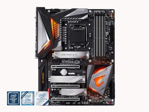 GIGABYTE Z390 AORUS ULTRA (Intel LGA1151/Z390/ATX/3xM.2 Thermal Guard/Onboard AC Wi-Fi/RGB Fusion/Gaming Motherboard) in Kuwait