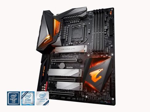GIGABYTE Z390 AORUS ULTRA (Intel LGA1151/Z390/ATX/3xM.2 Thermal Guard/Onboard AC Wi-Fi/RGB Fusion/Gaming Motherboard) in Kuwait