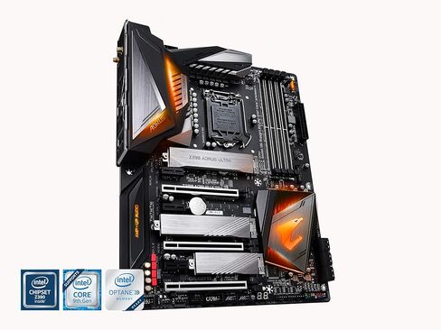GIGABYTE Z390 AORUS ULTRA (Intel LGA1151/Z390/ATX/3xM.2 Thermal Guard/Onboard AC Wi-Fi/RGB Fusion/Gaming Motherboard) in Kuwait