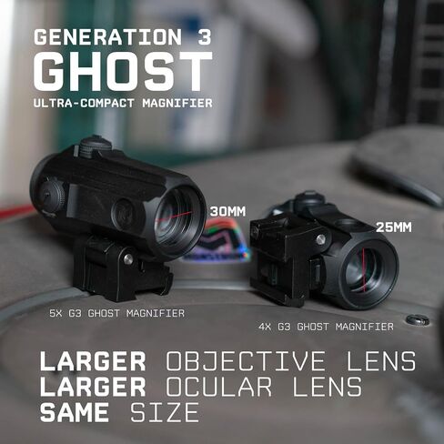 Monstrum Ghost G3 5X Magnifier with Flip-to-Side Mount in Saudi Arabia