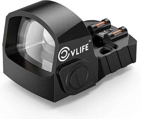 CVLIFE WolfCovert M01 Motion Awake Red Dot Sight، متوافق مع RMS/RMSC 3MOA Red Dot Open Reflex Sight مدمج مقاوم للصدمات IPX6 مقاوم للماء، مع لوحة محول لقاعدة Picatinny MOS 21 مم in Saudi Arabia
