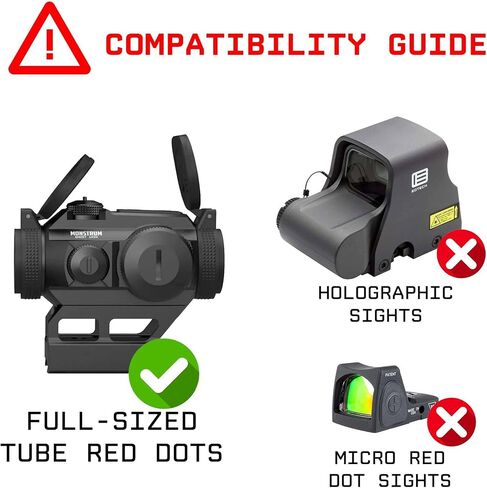 Monstrum Ghost G3 5X Magnifier with Flip-to-Side Mount in Saudi Arabia