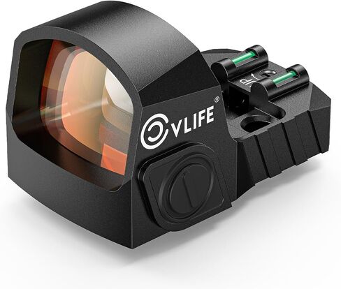 CVLIFE WolfCovert M01 Motion Awake Red Dot Sight، متوافق مع RMS/RMSC 3MOA Red Dot Open Reflex Sight مدمج مقاوم للصدمات IPX6 مقاوم للماء، مع لوحة محول لقاعدة Picatinny MOS 21 مم in Saudi Arabia