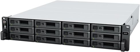 Synology RackStation RS2423+ NAS Server with Ryzen 3.35GHz CPU, 32GB Memory, 120TB HDD Storage, 10GbE LAN Ports, DSM Operating System Bundle with Rail kit in Saudi Arabia