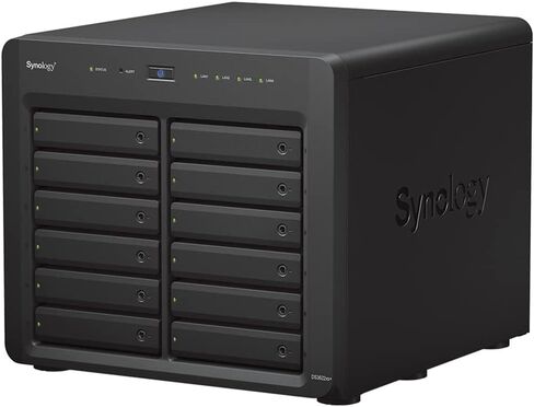 Synology DiskStation DS3622xs+ NAS Server with Xeon 2.2GHz CPU, 48GB Memory, 48TB SSD Storage, 2 x 10GbE LAN Ports, DSM Operating System in Saudi Arabia