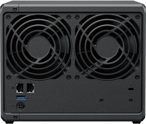 Synology DiskStation DS423+ NAS Server with Celeron 2.0GHz CPU, 6GB Memory, 16TB HDD Storage, 1TB M.2 NVMe SSD, 2 x 1GbE LAN Ports, DSM Operating System in Kuwait