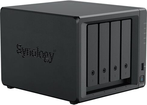 Synology DiskStation DS423+ NAS Server with Celeron 2.0GHz CPU, 6GB Memory, 16TB HDD Storage, 1TB M.2 NVMe SSD, 2 x 1GbE LAN Ports, DSM Operating System in Kuwait