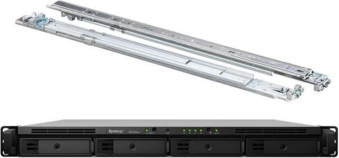 خادم Synology RackStation RS1619xs+ NAS مع وحدة المعالجة المركزية Xeon بسرعة 2.2 جيجا هرتز، وذاكرة 64 جيجا بايت، وتخزين محرك أقراص ثابتة سعة 72 تيرابايت، ومحرك أقراص SSD سعة 1 تيرابايت M.2 NVMe، و4 منافذ LAN بسرعة 1 جيجابت، وحزمة نظام تشغيل DSM مع مجموعة  in Kuwait