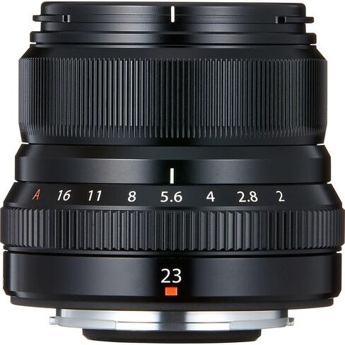 عدسة FUJIFILM XF مقاس 23 مم f/2 R WR (أسود) مع ملحقات متقدمة in Kuwait