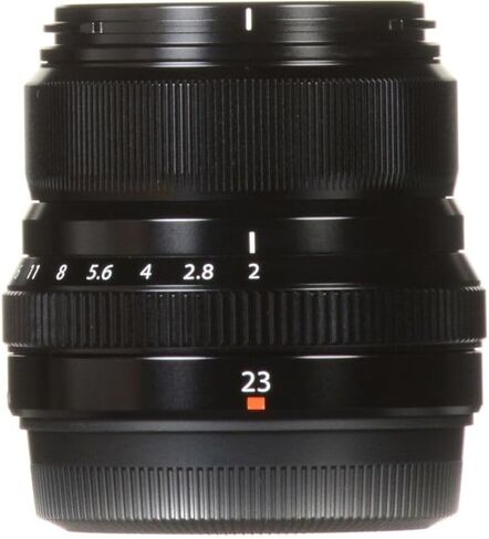 عدسة FUJIFILM XF مقاس 23 مم f/2 R WR (أسود) مع ملحقات متقدمة in Kuwait