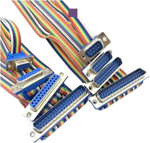 1 قطعة DB9 DB15 DB25 DB37 DIDC 9 15 25 37Pin أنثى كابل ميناء موصل RS232 تمديد كابل (DB9 ، ذكر إلى أنثى ، 40 سنتيمتر) in Saudi Arabia