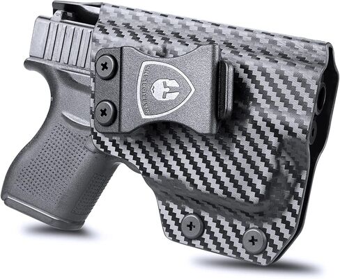 WARRIORLAND IWB Kydex Holster, Compatible with (No Railed/NO MOS Version) Glock 43 /43X / 48 with TLR-6 / TLR-6 HL/TLR-6 HL G Light, Adj. Cant & Retention, Right- / Left-Hand Option in Saudi Arabia