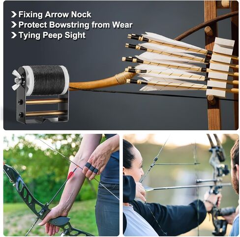 PATIKIL Archery Bow String Serving Thread Jig Bowstring Thread for Tying Peep Sight Nock in Saudi Arabia
