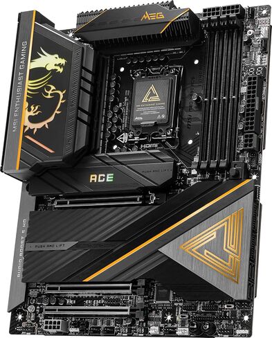 MSI MEG Z890 ACE Gaming Motherboard (Support Core Ultra Series 2 Intel Processors, LGA 1851, DDR5, PCIe 5.0, M.2, SATA, 10Gbps LAN, USB Type-C, Wi-Fi 7, Bluetooth 5.4, Thunderbolt 4, ATX) (Renewed) in Saudi Arabia
