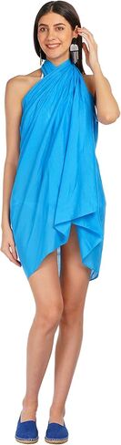 ALLEN & MATE 100% COTTON Sarong for Women – Pareo Wrap 78"x38" with Coconut Buckle – Lightweight Beach Cover Up, Bikini Skirt in Saudi Arabia