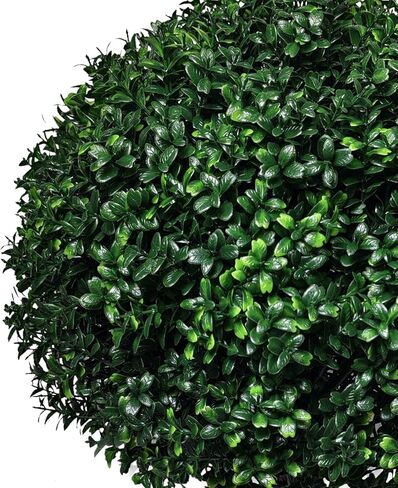 مجموعة من 2 شجرة من خشب البقس الاصطناعي للهالوين لتزيين الخريف في الهواء الطلق، شجيرات وهمية مقاومة للأشعة فوق البنفسجية بطول 24.5 سم، شجيرات دائمة الخضرة مع سبايك، نباتات صناعية للشرفة الداخلية in Kuwait