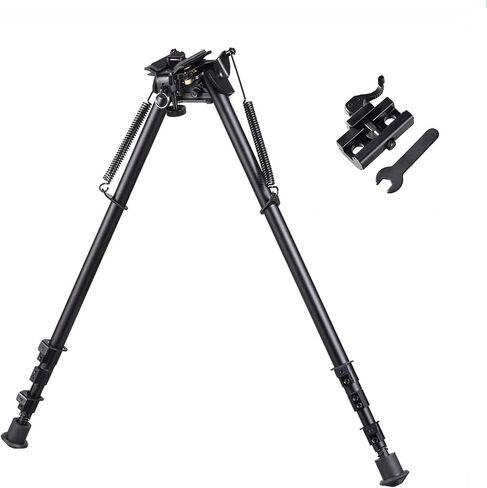 13-27 بوصة طويلة المدى بمفصلات قاعدة دوارة نموذج بندقية Bipod عالية للصدمات اطلاق النار محور الدورية ثنائية جراب مع محول QD in Saudi Arabia