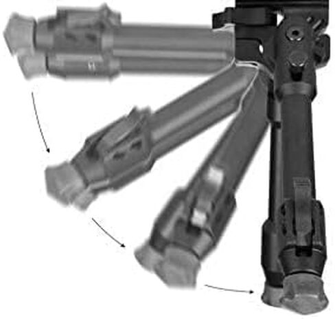Warne 7902M Precision Bipod، واجهة السكك الحديدية Arca، النشر السريع للساق، جاهز للمنافسة، يناسب السكك الحديدية ARCA، أسود غير لامع in Saudi Arabia