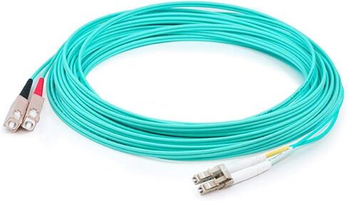 AddOn Add-SC-LC-5M5OM3 5M OM3 Aqua Duplex Patch Cable in Saudi Arabia