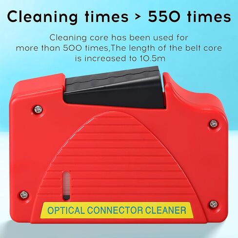 4-piece fiber cleaning tool for SC/FC/ST/LC/MU plug end cleaning, equipped with SC 2.5mm LC1.25mm fiber end face cleaning pen 1 cleaning box replacement core with cleaning times greater than 550 times in Kuwait