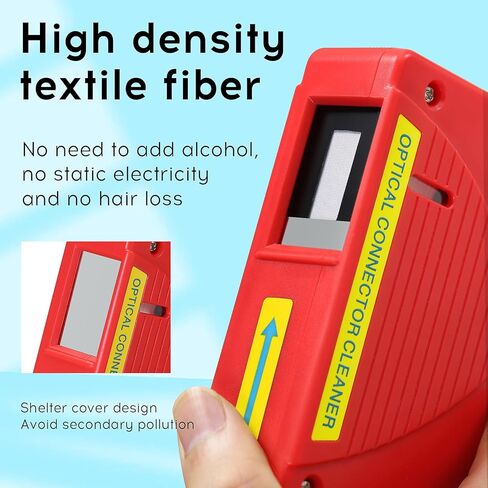 4-piece fiber cleaning tool for SC/FC/ST/LC/MU plug end cleaning, equipped with SC 2.5mm LC1.25mm fiber end face cleaning pen 1 cleaning box replacement core with cleaning times greater than 550 times in Kuwait