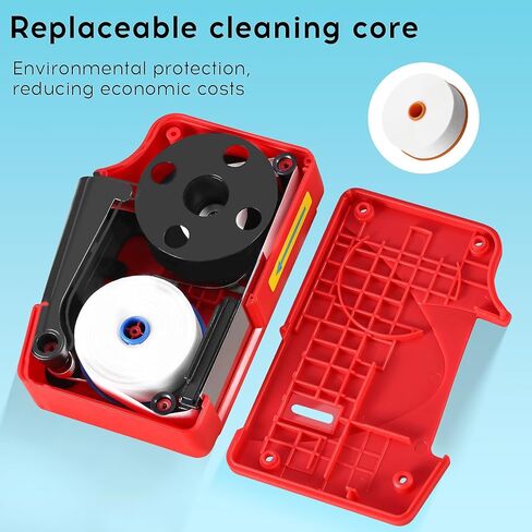 4-piece fiber cleaning tool for SC/FC/ST/LC/MU plug end cleaning, equipped with SC 2.5mm LC1.25mm fiber end face cleaning pen 1 cleaning box replacement core with cleaning times greater than 550 times in Kuwait