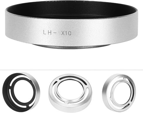 غطاء عدسة كاميرا مدمج قابل للفصل من CHICIRIS يمنع التصوير الليلي الضبابي لـ Fuji X10/X20/X30 (فضي) in Saudi Arabia