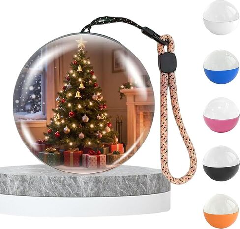 3D Core Memory Orb Custom Video Sphere, Memory Sphere Lamp Ball Christmas Ornament, Crystal Ball Video Display Player, Personalized Gift for Anniversary, Wedding, Couples (Pink) in Saudi Arabia