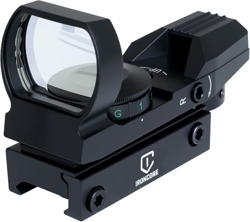 Reflex Sight - Adjustable Reticle (4 Styles) with Red and Green Dot, 20mm Rail in Saudi Arabia