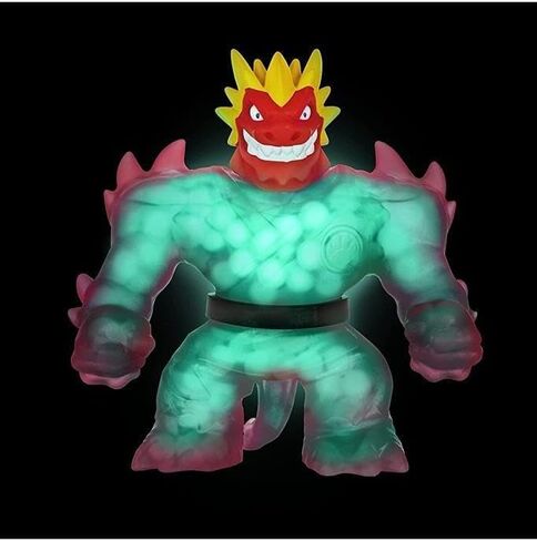 Heroes of Goo Jit Zu Glow Shifters Hero Pack - حزمة Super Oozy Scorpius Hero Pack. لعبة مملوءة بالمادة اللزجة مع تحول فريد من نوعه لالمادة اللزجة المتوهجة. سحق القلب وشاهد توهج المادة اللزجة في الظلام! in Kuwait
