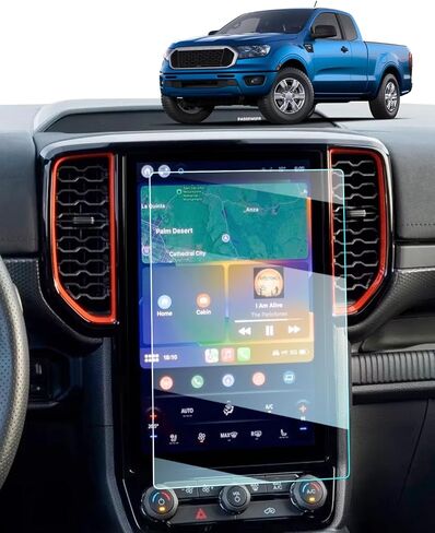 واقي شاشة BIXUAN 2024-2025 Ranger Matte مضاد للوهج - لسيارة Ford Ranger (XL/XLT) 2024 2025 مقاس 10 بوصة تعمل باللمس 2025 ملحقات Ranger 9H زجاج مقسى [بدون وهج وبصمات الأصابع] in Saudi Arabia