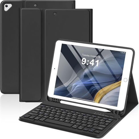 KBCASE Keyboard Case for iPad 9th/8th/7th Generation, Light Blue in Kuwait
