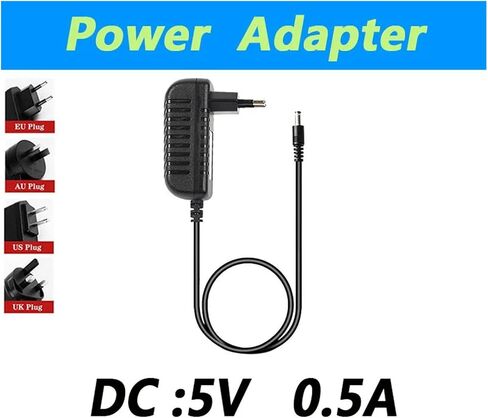 5V 500MA Power Adapter 0.5A(EU Plug) in Saudi Arabia